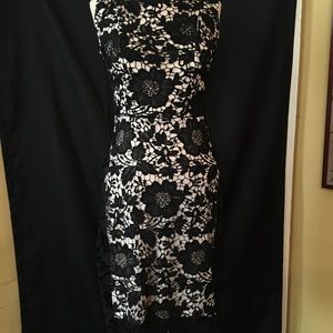 Black lace dress